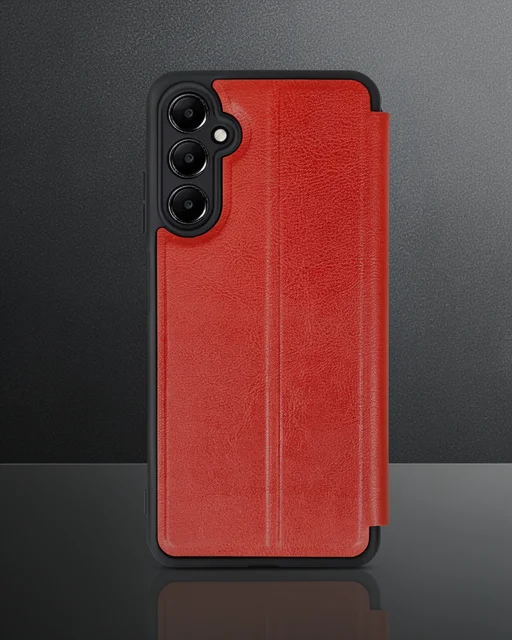 Samsung Galaxy A36 Kılıf Flip Cover - Kırmızı