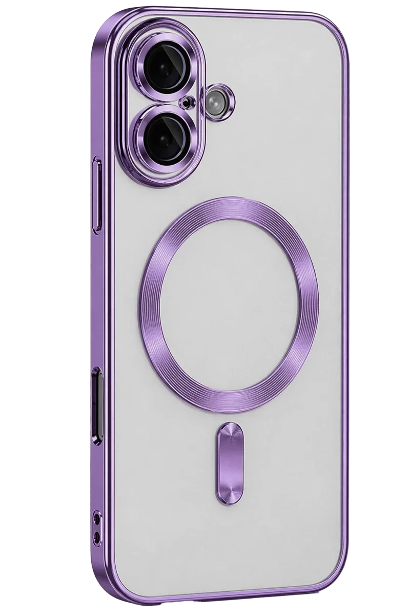 Apple iPhone 16 Kılıf Kross Magneticsafe Kapak - Mor