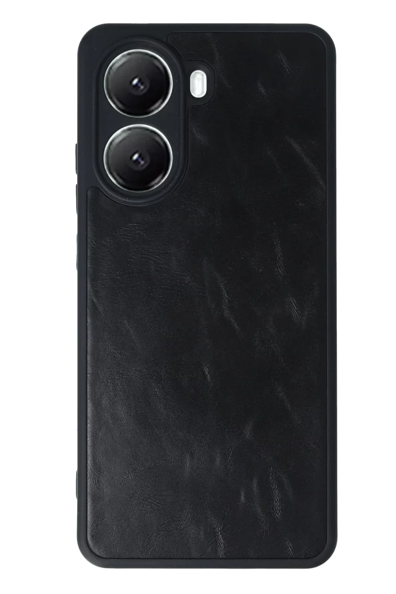 Xiao Poco X7 Pro Kılıf Aras Deri Kapak - Siyah görsel 2