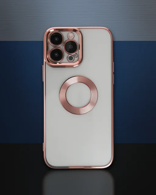 Apple İphone 14 Pro Kılıf Slot Silikon - Rose Gold