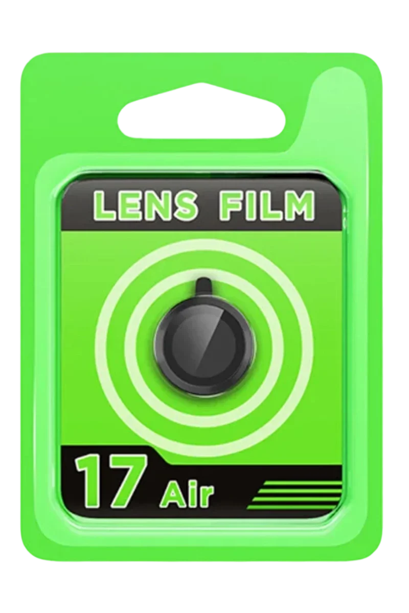 Apple iPhone 17 Air Raze Metal Kamera Lens - Siyah