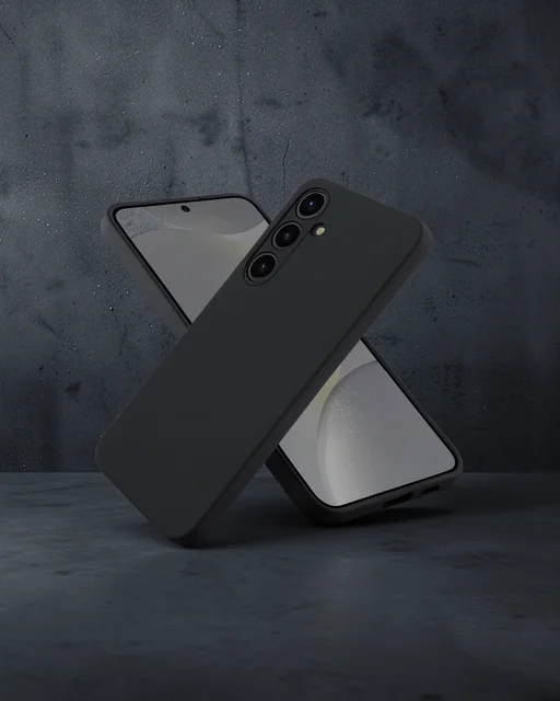 Samsung Galaxy A36 Kılıf First Silikon - Siyah