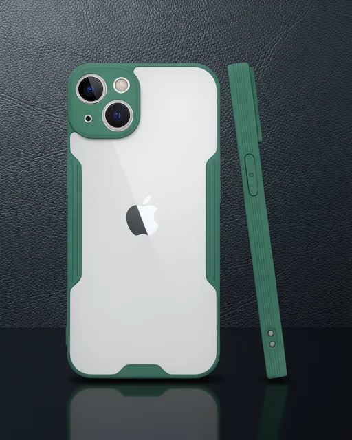 Apple İphone 14 Plus Kılıf Platin Silikon - Yeşil