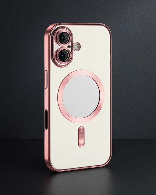 Apple İphone 16 Kılıf Kross Magneticsafe Kapak - Pembe
