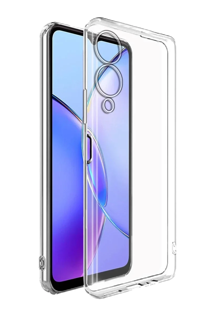 Vivo Y17S Kılıf Lüx Şeffaf Silikon görsel 2