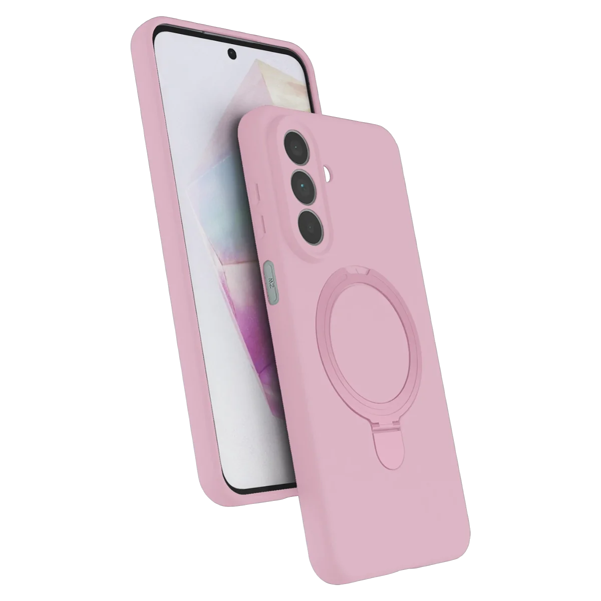 Samsung Galaxy A27 5G Regal Magsafe Standlı Kapak - Açık Pembe