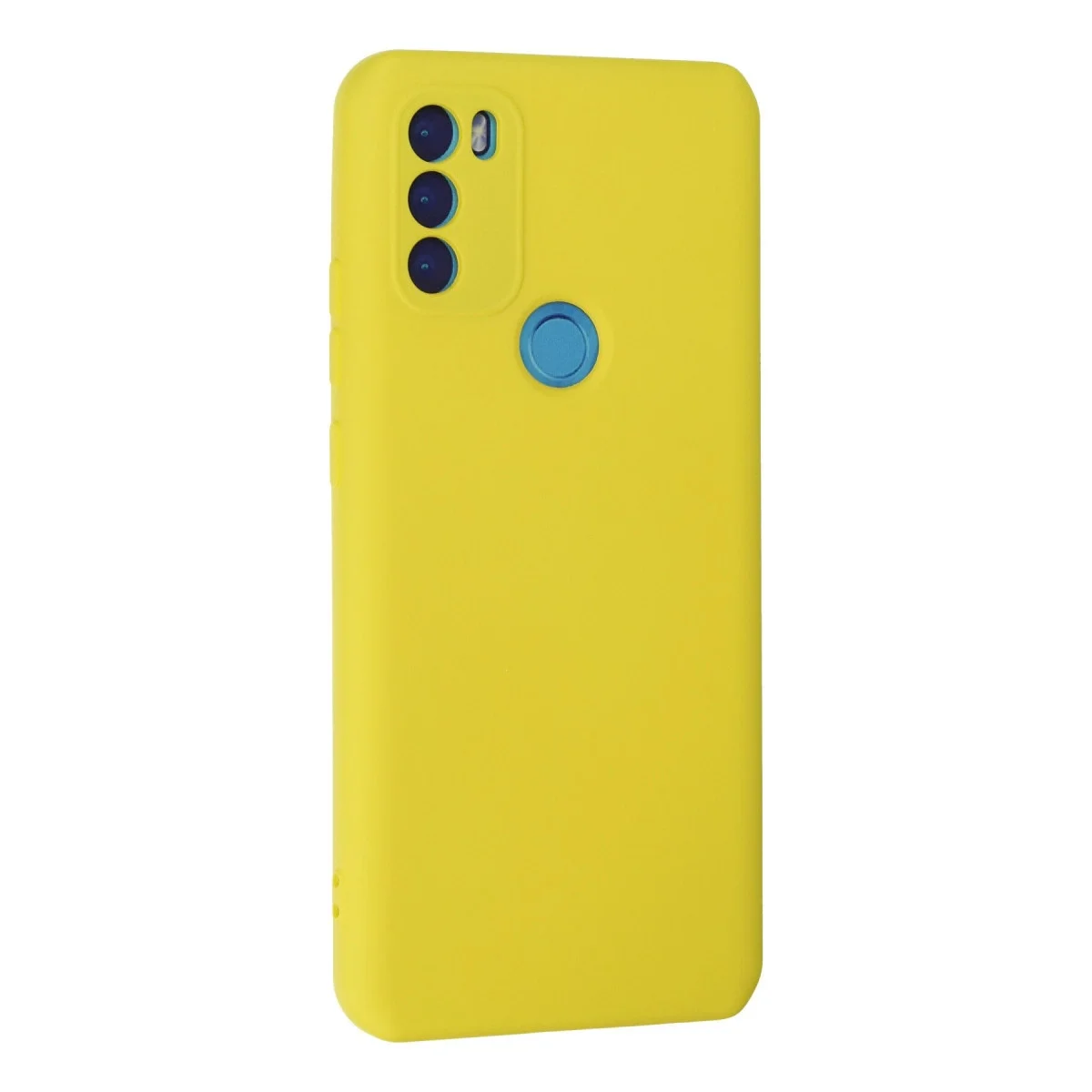 General Mobile Gm 21 Plus Kılıf Nano İçi Kadife Silikon - Sarı görsel 2