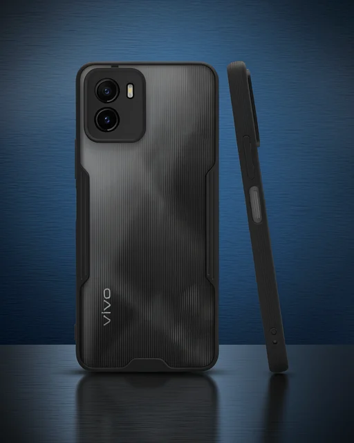 Vivo Y15s Kılıf Platin Silikon - Siyah