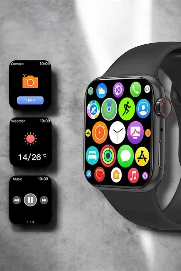 Akıllı Saat 44mm Çelik Kasa, OLED Ekran ve Gelişş Sağlık Takibi