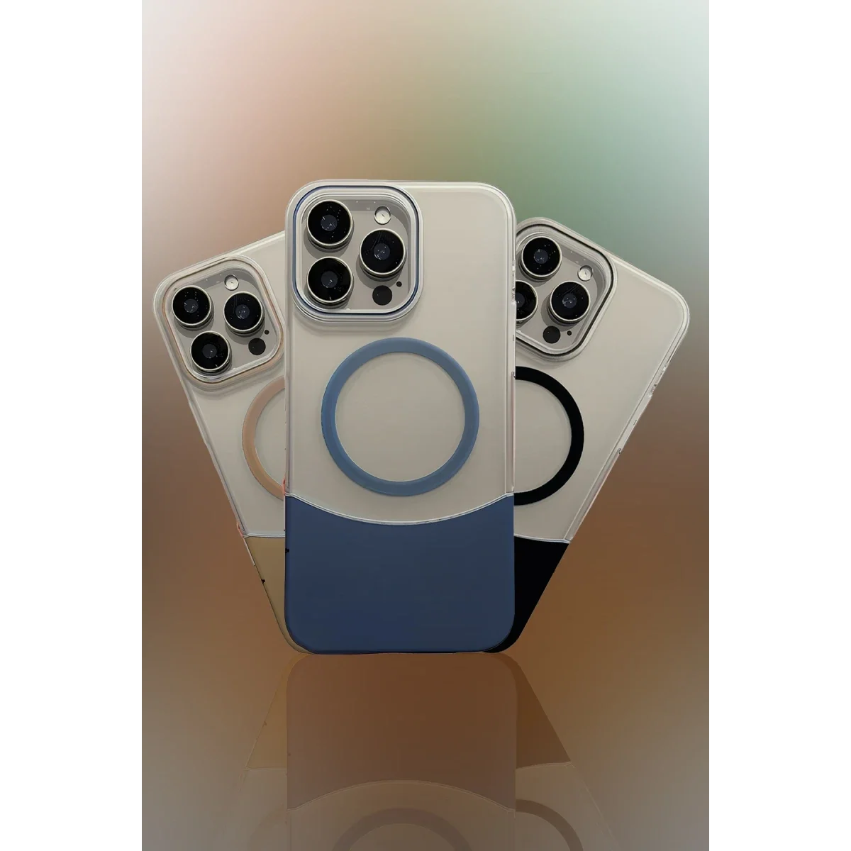 Joko Apple iPhone 16 Pro Velar Magsafe Kapak - Natural Grey görsel 2
