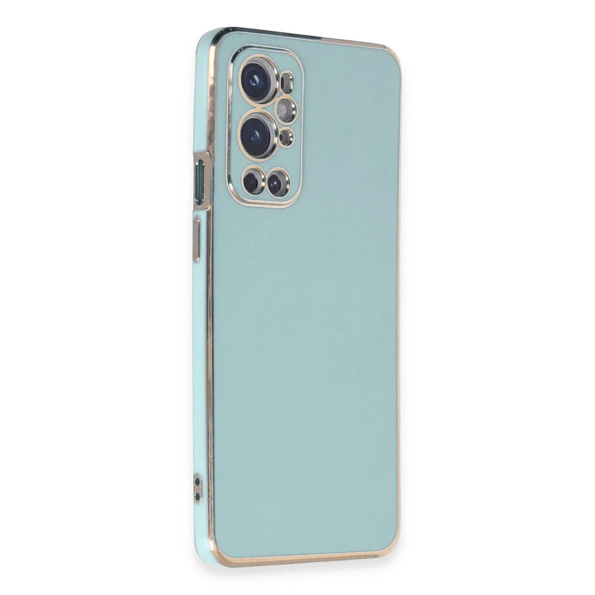 One Plus 9 Pro Kılıf Volet Silikon - Açık Yeşil görsel 2