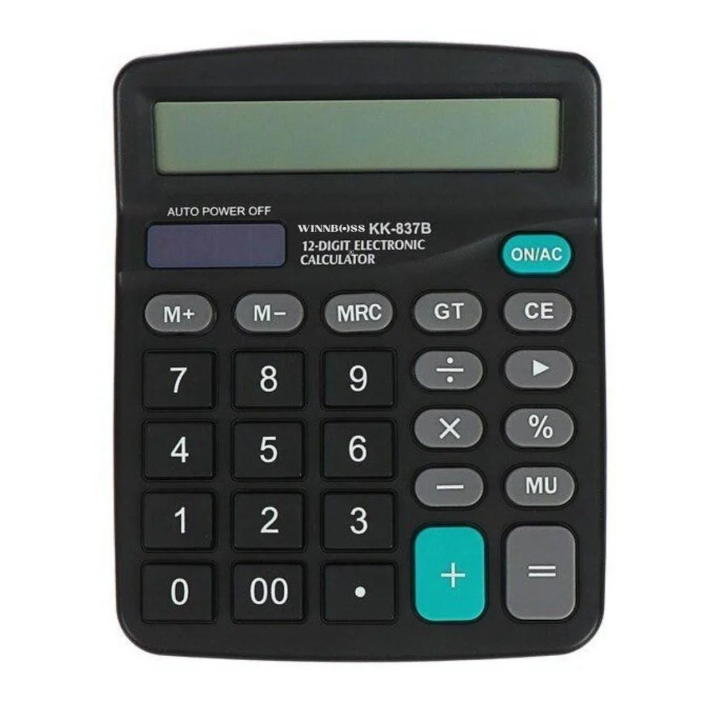 Standart Fonksiyonlu 12 Haneli Geniş LCD Ekran,Pill Masaüstü Hesap Makinesi (adet fiyatıdır) görsel 5