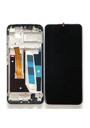 Realme C11 Lcd Ekran Dokunmatik Çıtalı (Siyah)