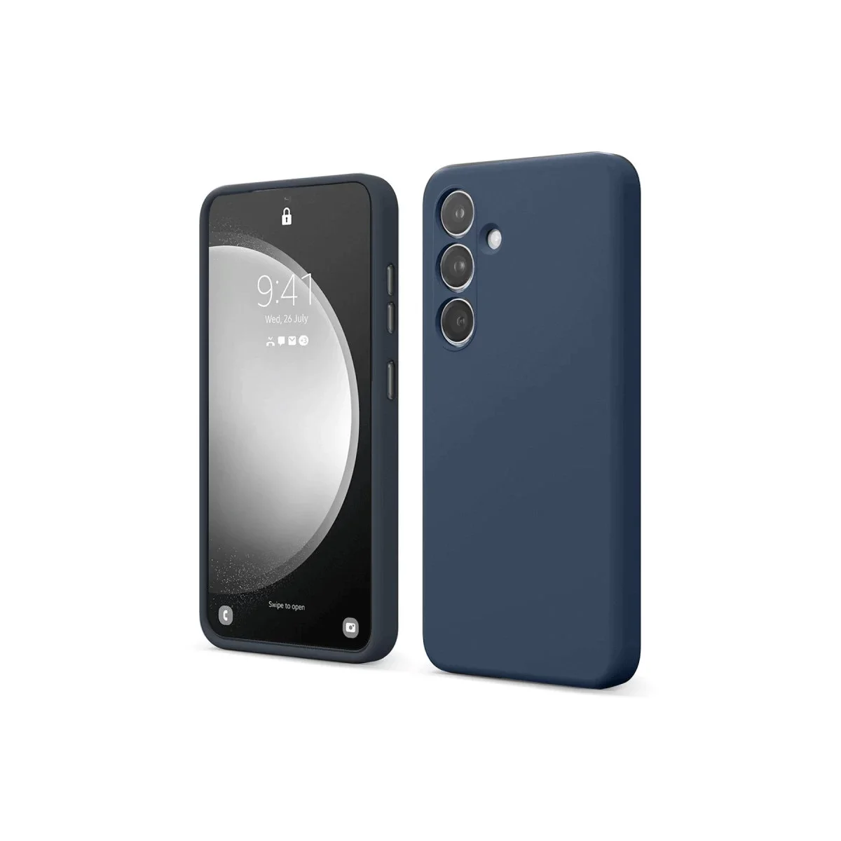 Samsung Galaxy A14 4G Kılıf First Silikon - Lacivert görsel 3