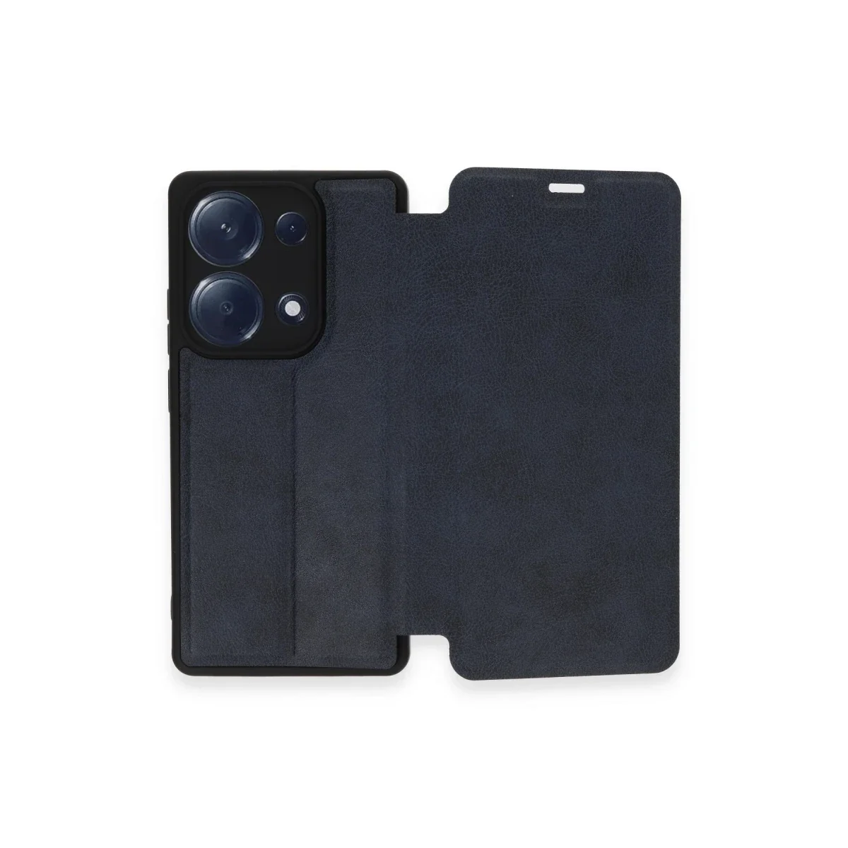 Xiaomi Redmi Note 13 Pro 4G Kılıf Flip Cover - Lacivert görsel 5