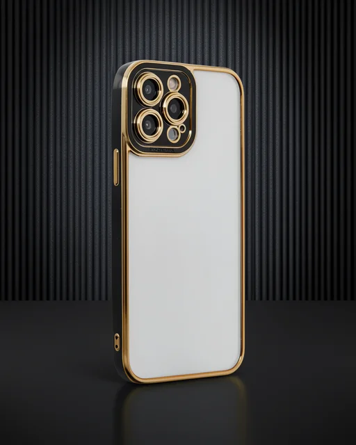 Apple İphone 14 Pro Max Kılıf Liva Lens Silikon - Siyah