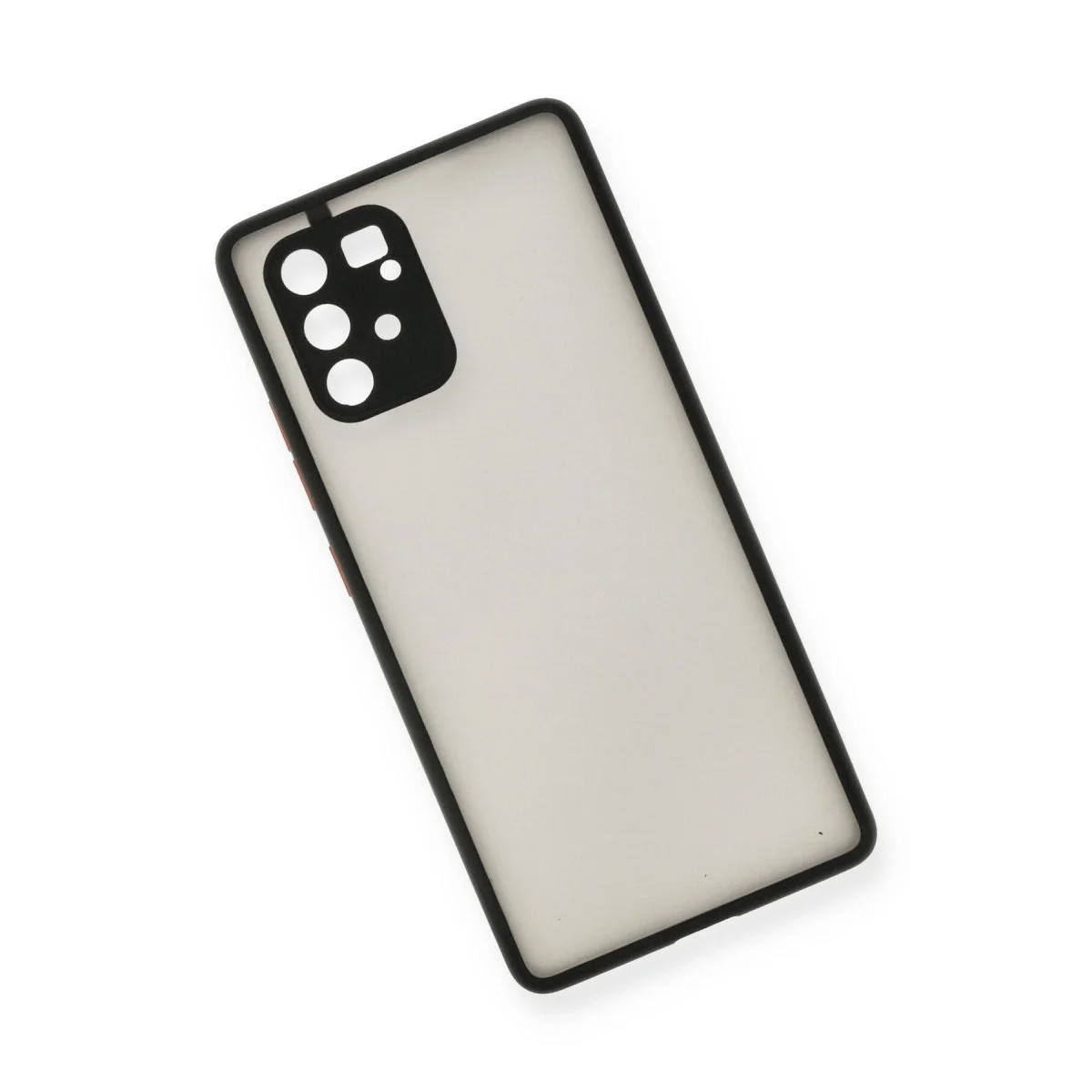 Samsung Galaxy A91 / S10 Lite Kılıf Montreal Silikon Kapak - Siyah görsel 3