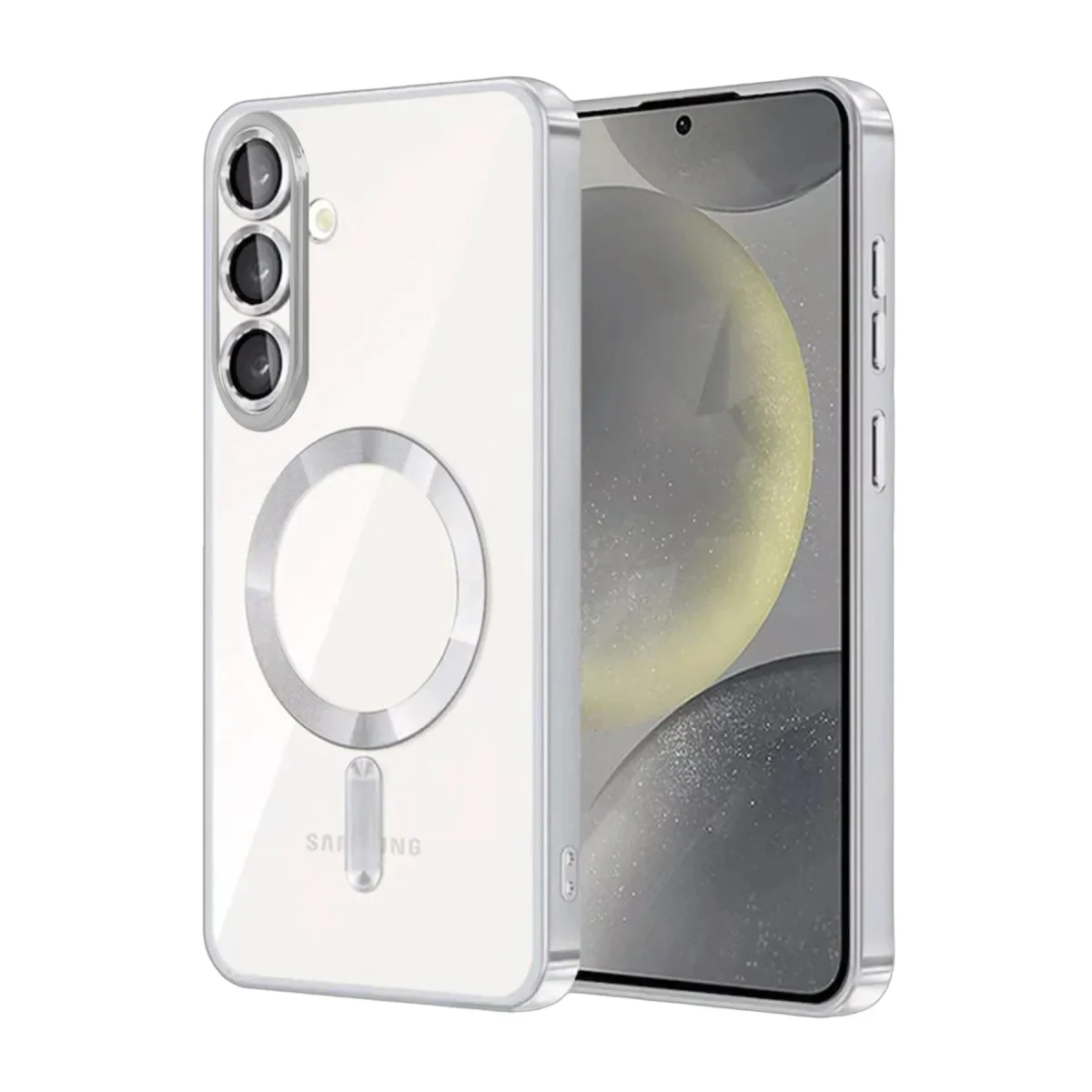 Samsung Galaxy A27 5G Kross Magneticsafe Kapak - Gümüş