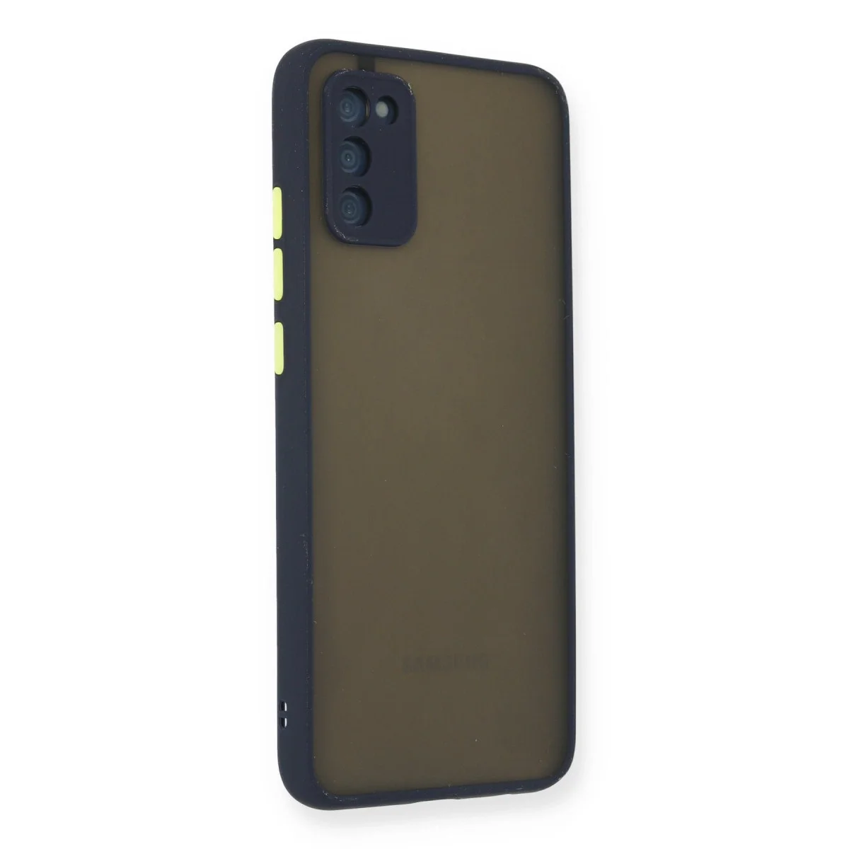 Samsung Galaxy A03s Kılıf Montreal Silikon Kapak - Lacivert görsel 2