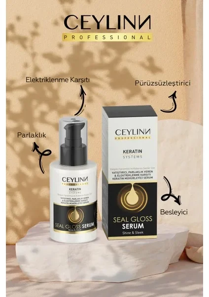 Ceylinn Keratin Mühürleyici Saç Serumu 100 ml görsel 2