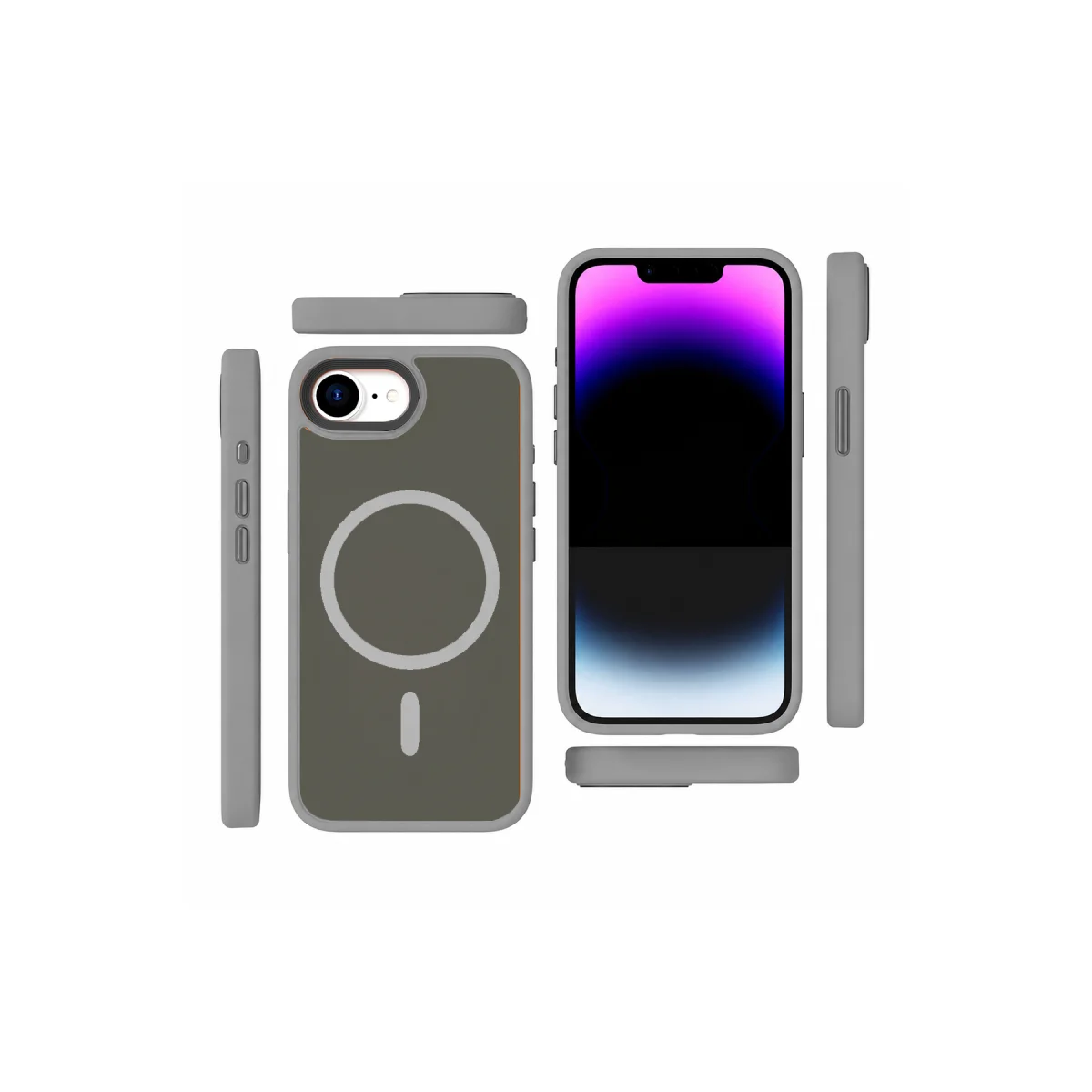 Joko Apple iPhone 17E Megane Magsafe Kapak - Titan Gri görsel 3