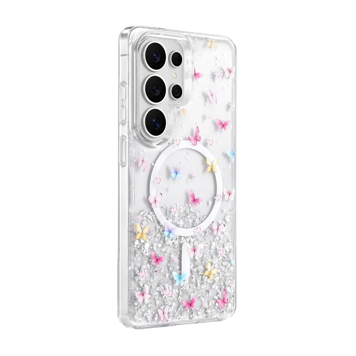 Onegif Samsung Galaxy S26 Ultra Misk Simli Magsafe Kapak - Desen 4 görsel 2