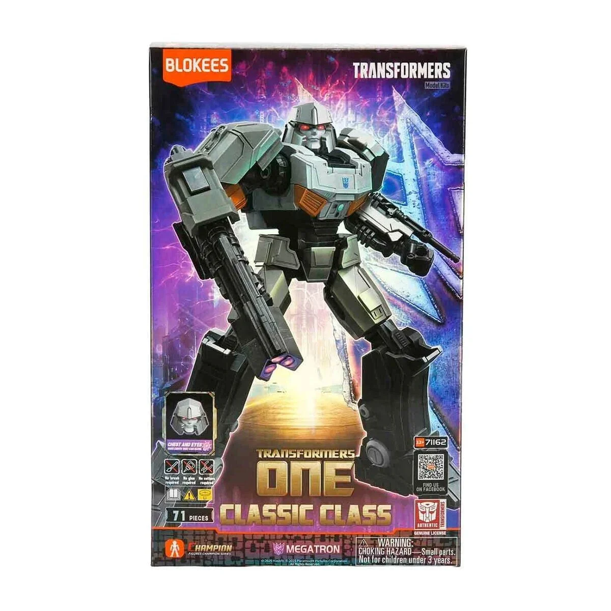 71162 Sun-blo-figür Transformers Classıc Class 12 Megatron Trns görsel 4