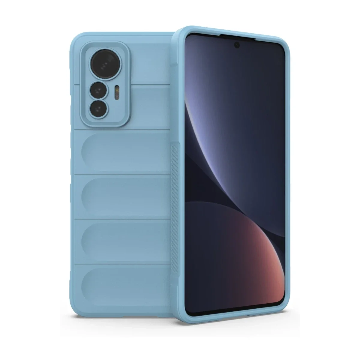 Xiaomi Mi 12 Lite Kılıf Optimum Silikon - Sky Blue