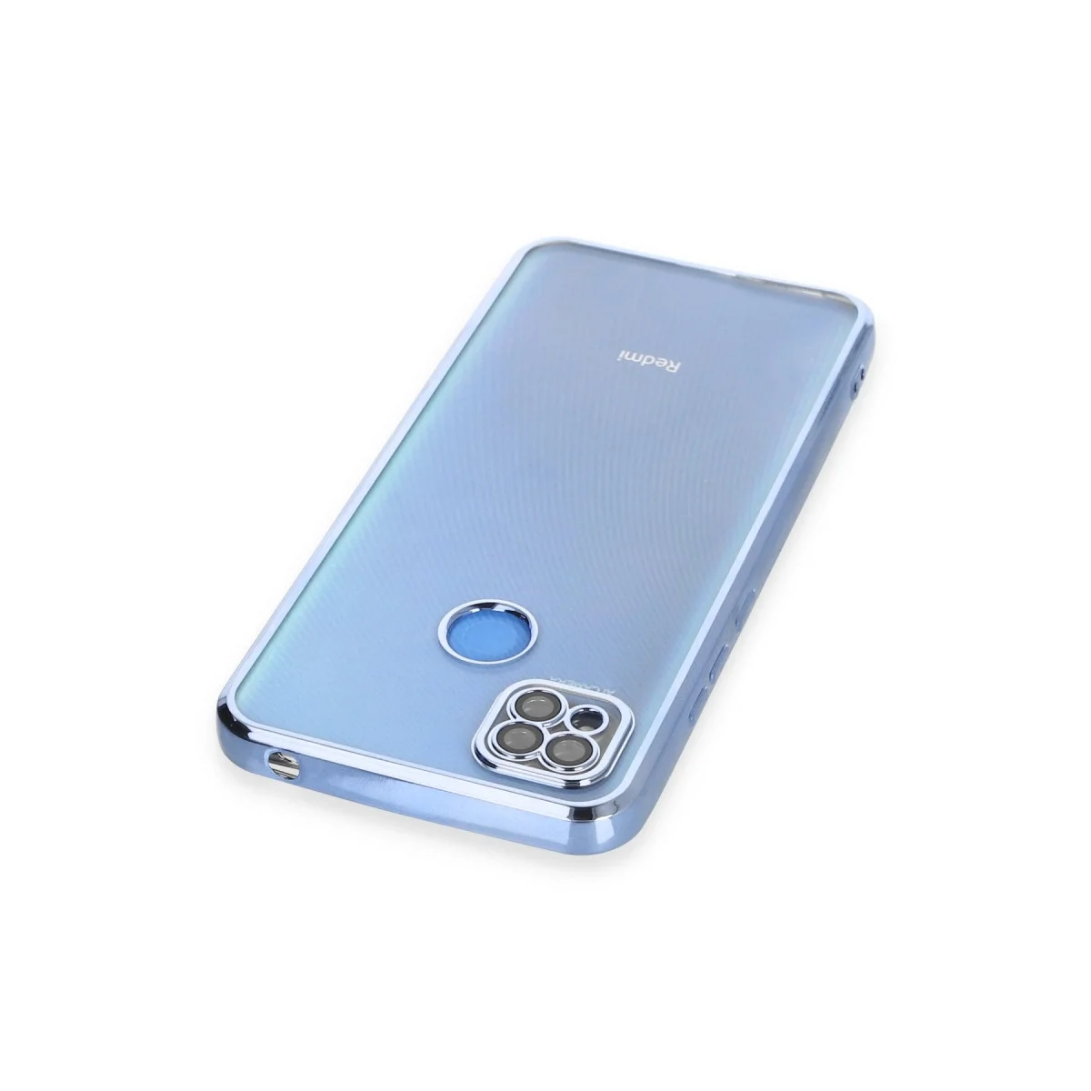 Xiaomi Redmi 9c Kılıf Razer Lensli Silikon - Açık Mavi görsel 3