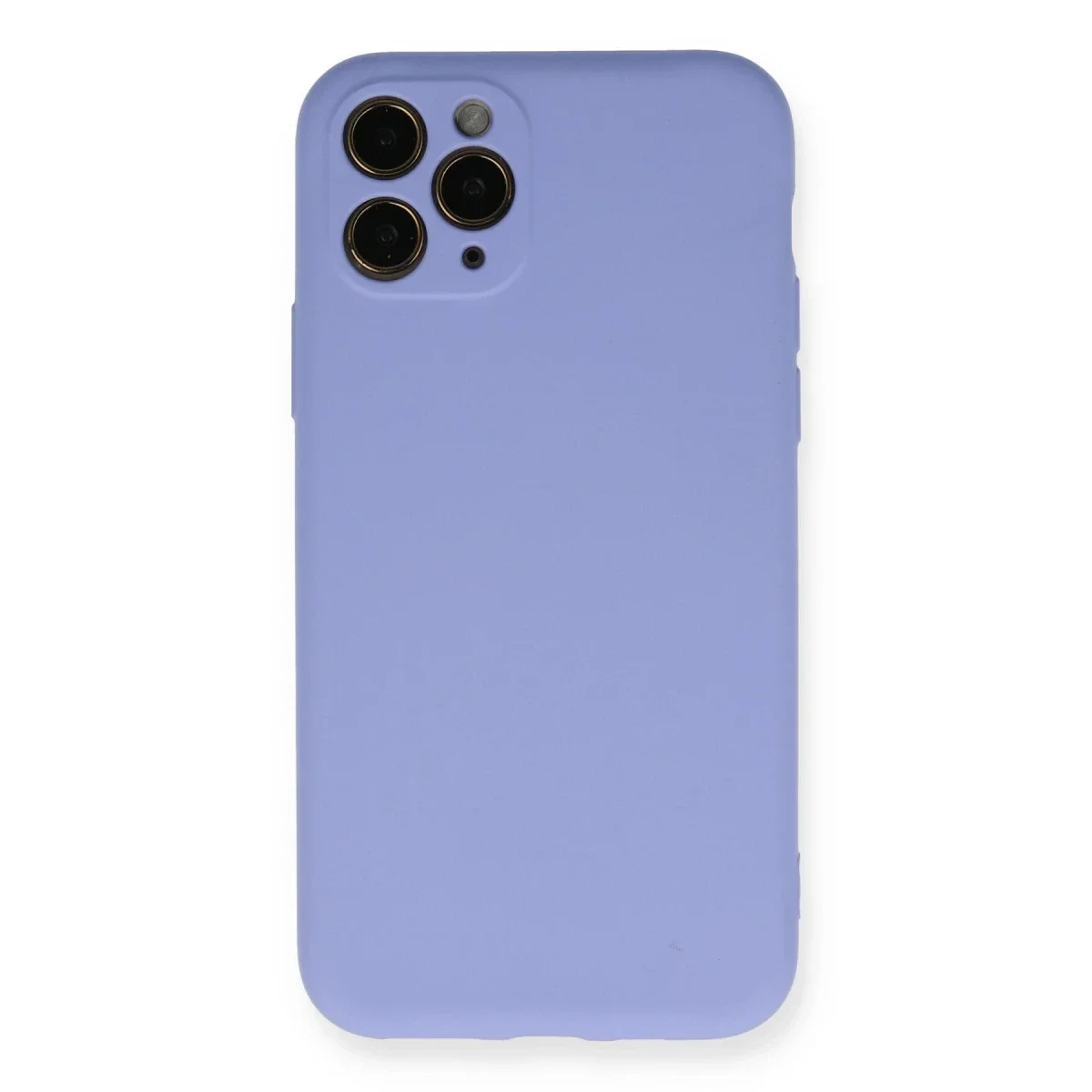 Apple iPhone 11 Pro Kılıf Nano içi Kadife Silikon- Lila