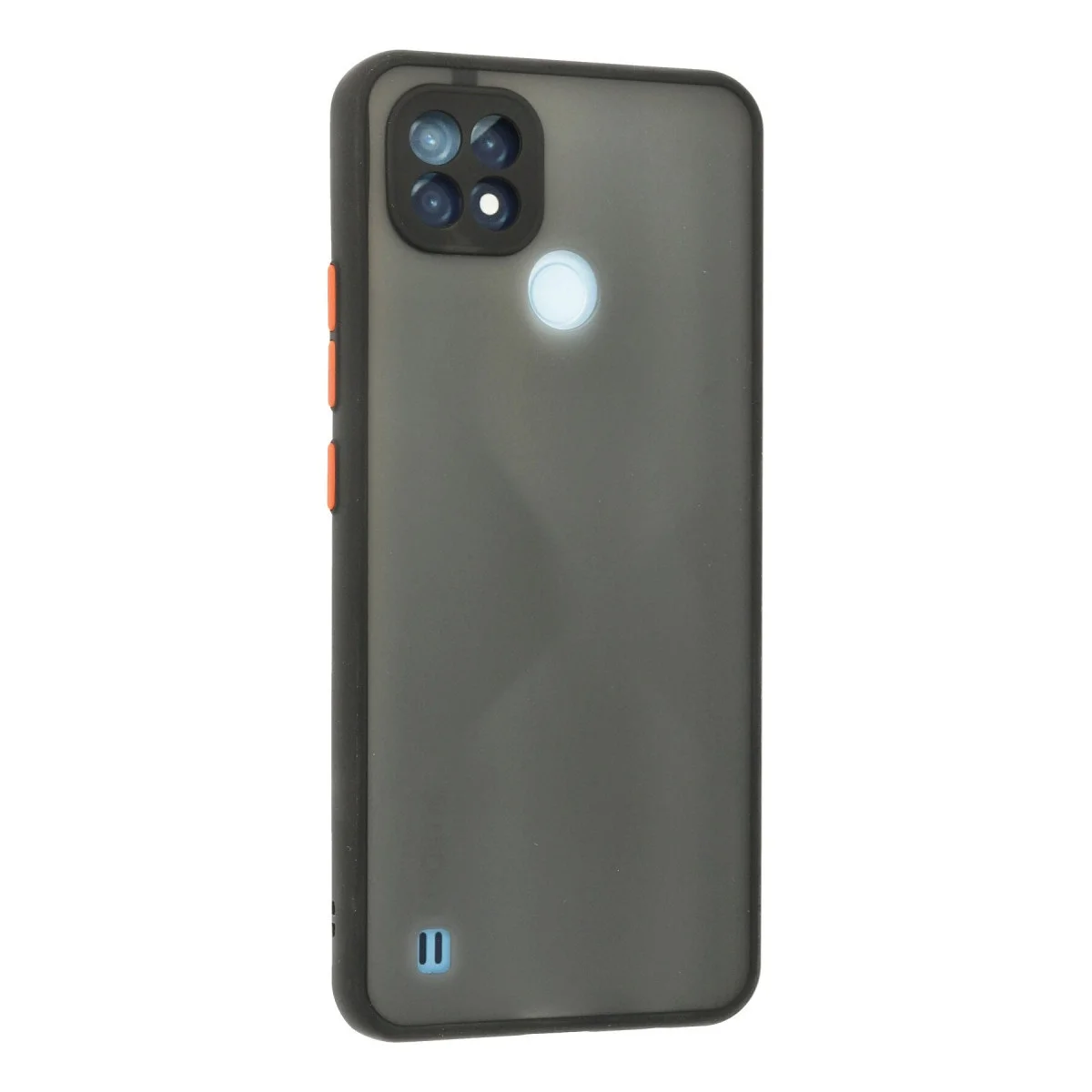Realme C21 Kılıf Montreal Silikon Kapak - Siyah görsel 3