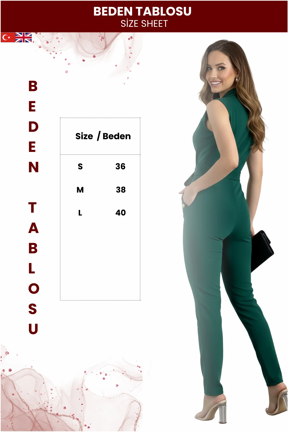 Kadın Gömlek Yaka Tulum görsel 6