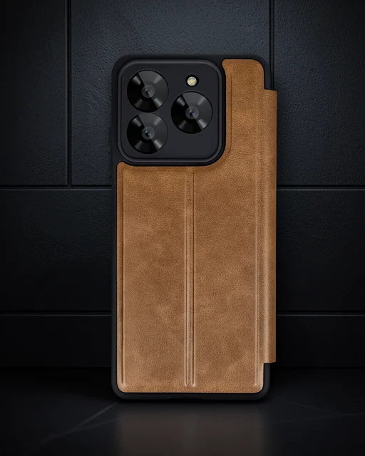 General Mobile Era 30 Kılıf Flip Cover - Taba