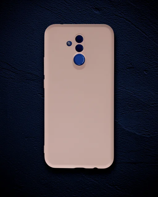 Huawei Mate 20 Lite Kılıf Nano İçi Kadife Silikon - Pudra