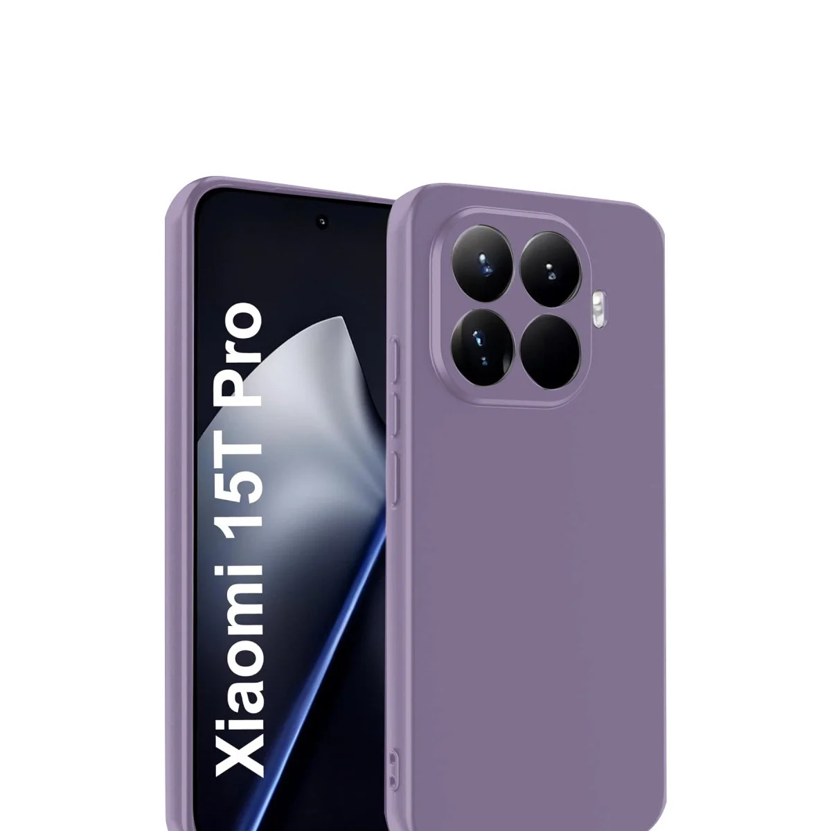 Xiaomi Mi 15t Pro First Silikon - Lila görsel 2