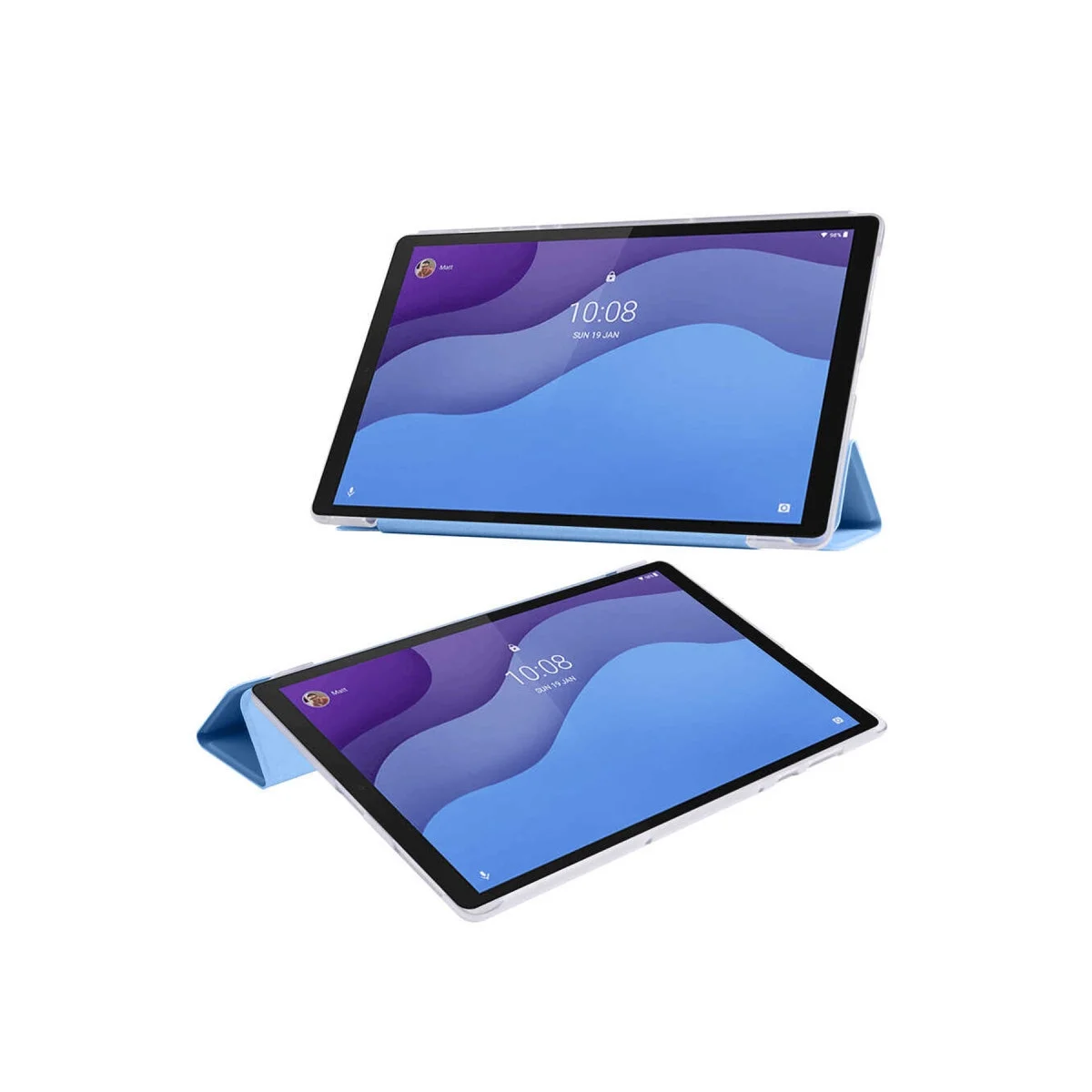 Lenovo M10 Hd X306f Kılıf Tablet Smart Kılıf - Siyah görsel 2