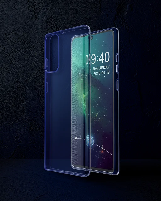 Samsung Galaxy Note 20 Kılıf Lüx Şeffaf Silikon