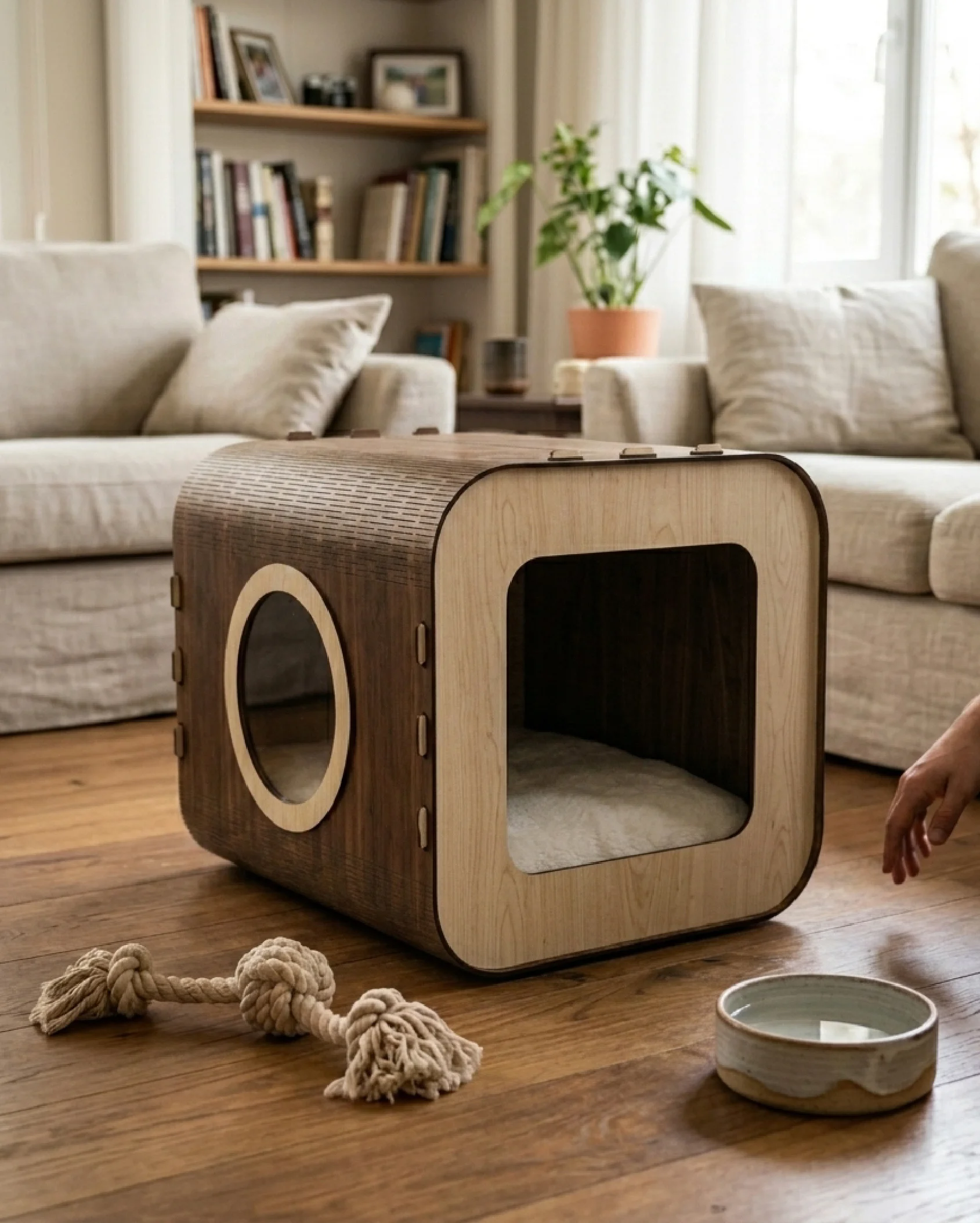 Özel Tasarım Fusion MDF Kedi Evi