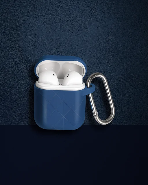 Apple Airpods 2 (2.nesil) Hang Kılıf - Lacivert