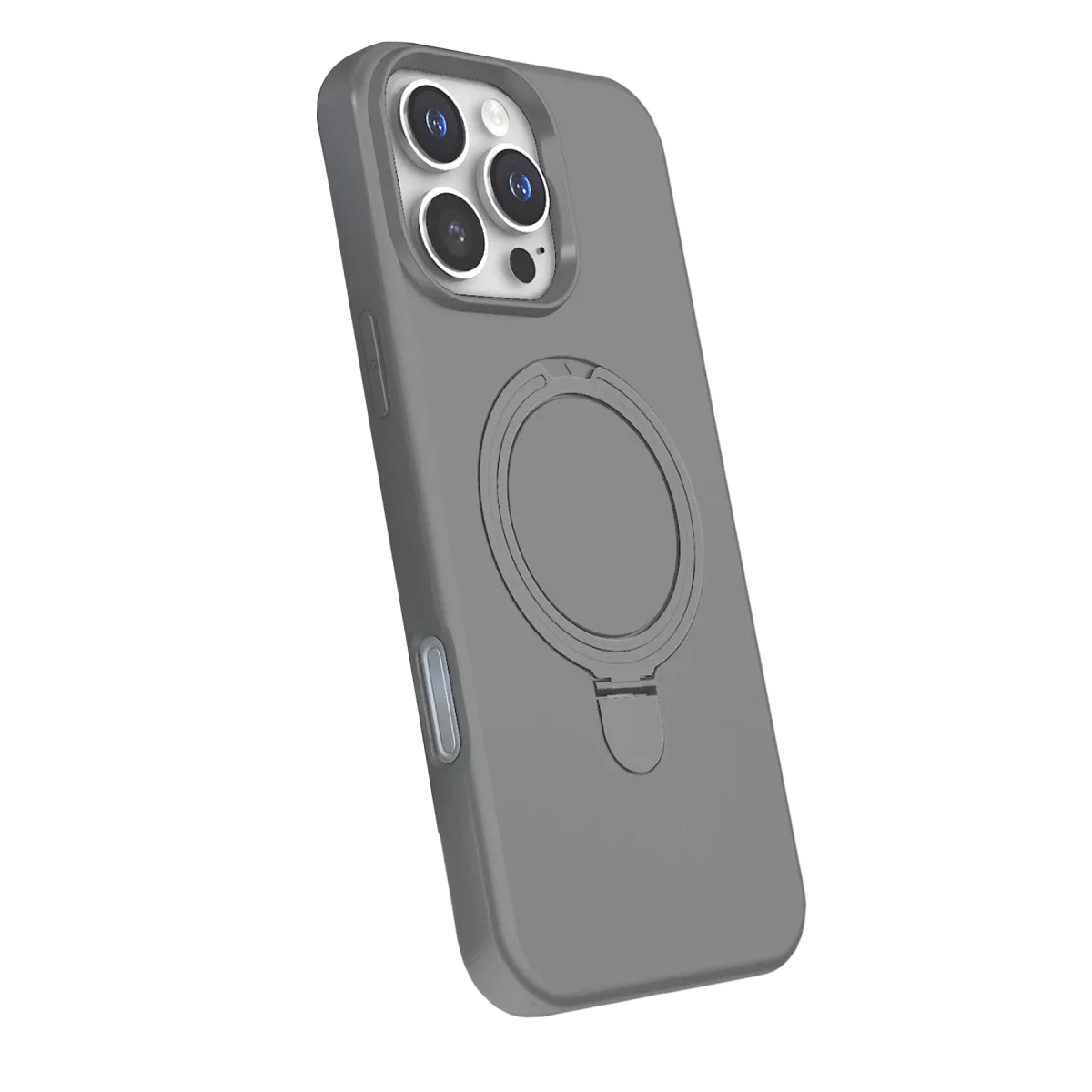 Apple iPhone 16 Pro Regal Magsafe Standlı Kapak - Titan Gri görsel 2