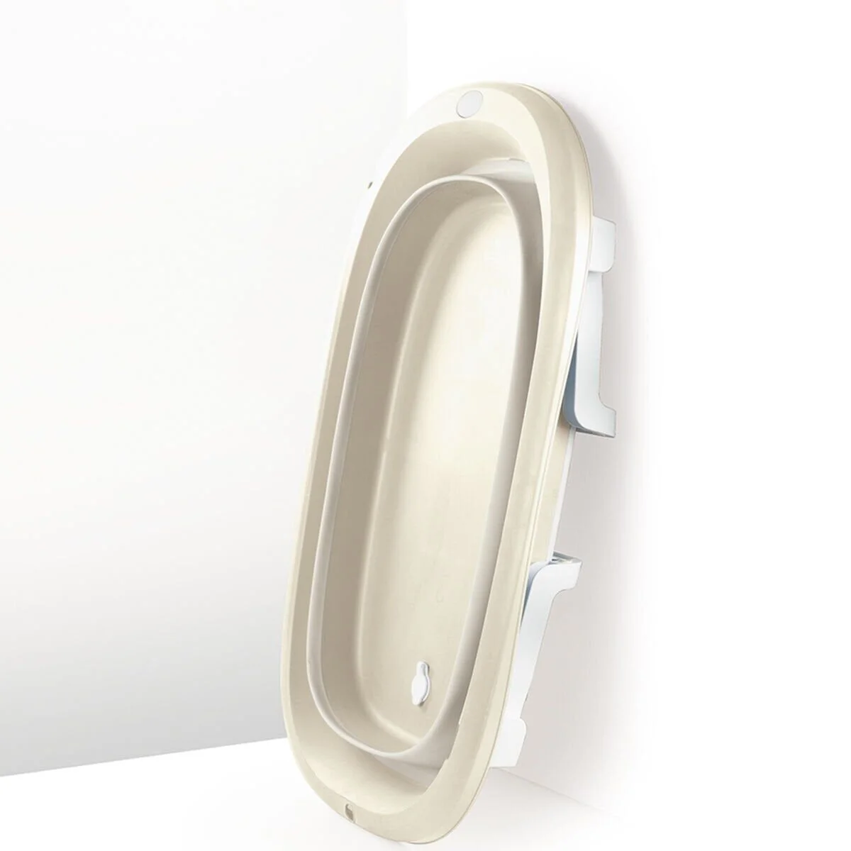7271 Katlanabilir Banyo Seti 3lü Bej görsel 4