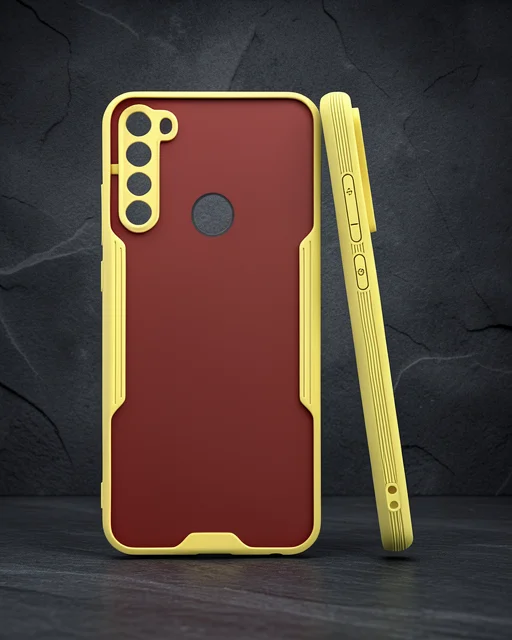 Xiaomi Redmi Note 8 Kılıf Platin Silikon - Sarı