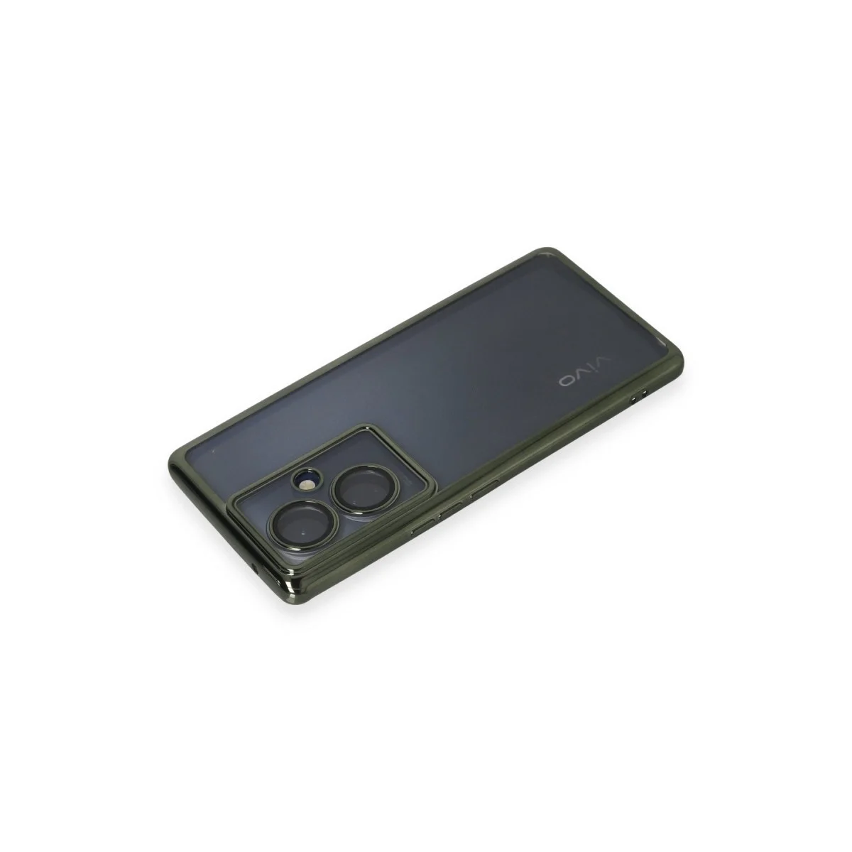 Vivo V29 Lite Kılıf Razer Lensli Silikon - Yeşil görsel 3