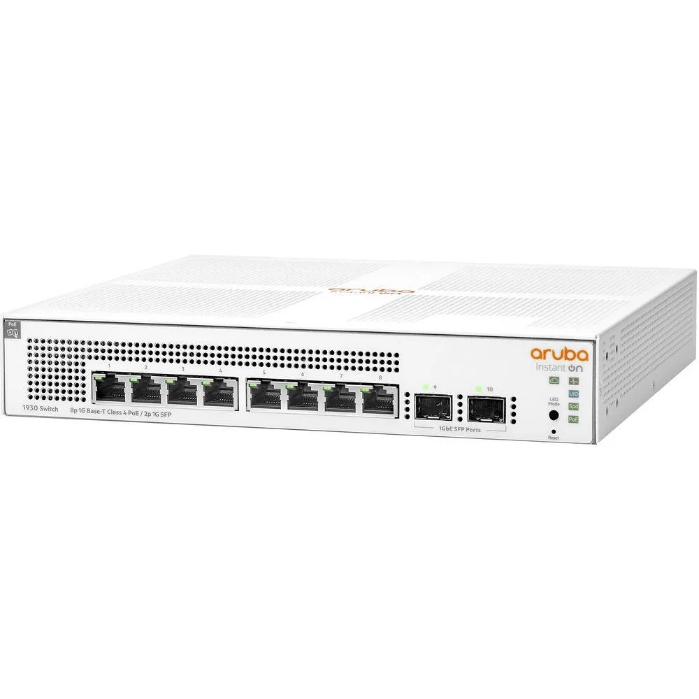 Hpe Aruba Ion 1930 JL681A 8 Port Gıgabıt Poe + 2XSFP Uplınk Yönetilebilir 124W Poe Swıtch görsel 2