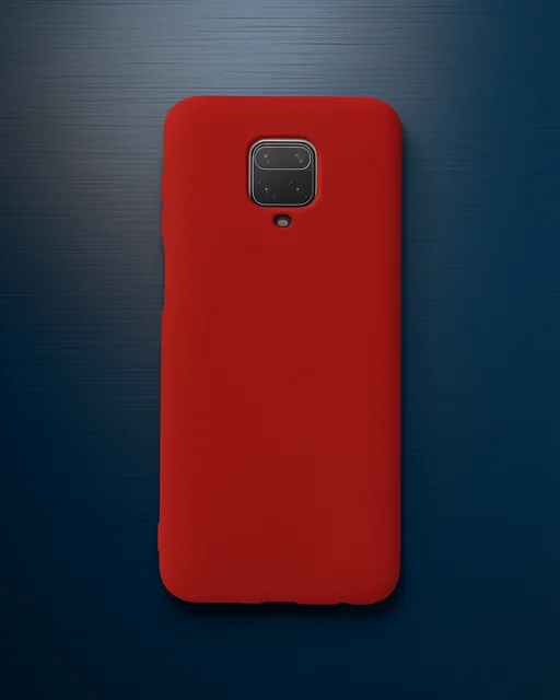 Xiaomi Redmi Note 9 Pro Kılıf Nano İçi Kadife Silikon - Kırmızı