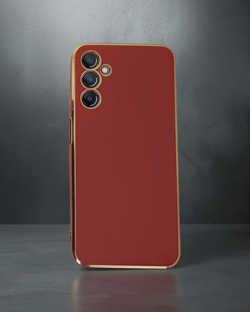 Samsung Galaxy M14 5g Kılıf Volet Silikon - Kırmızı