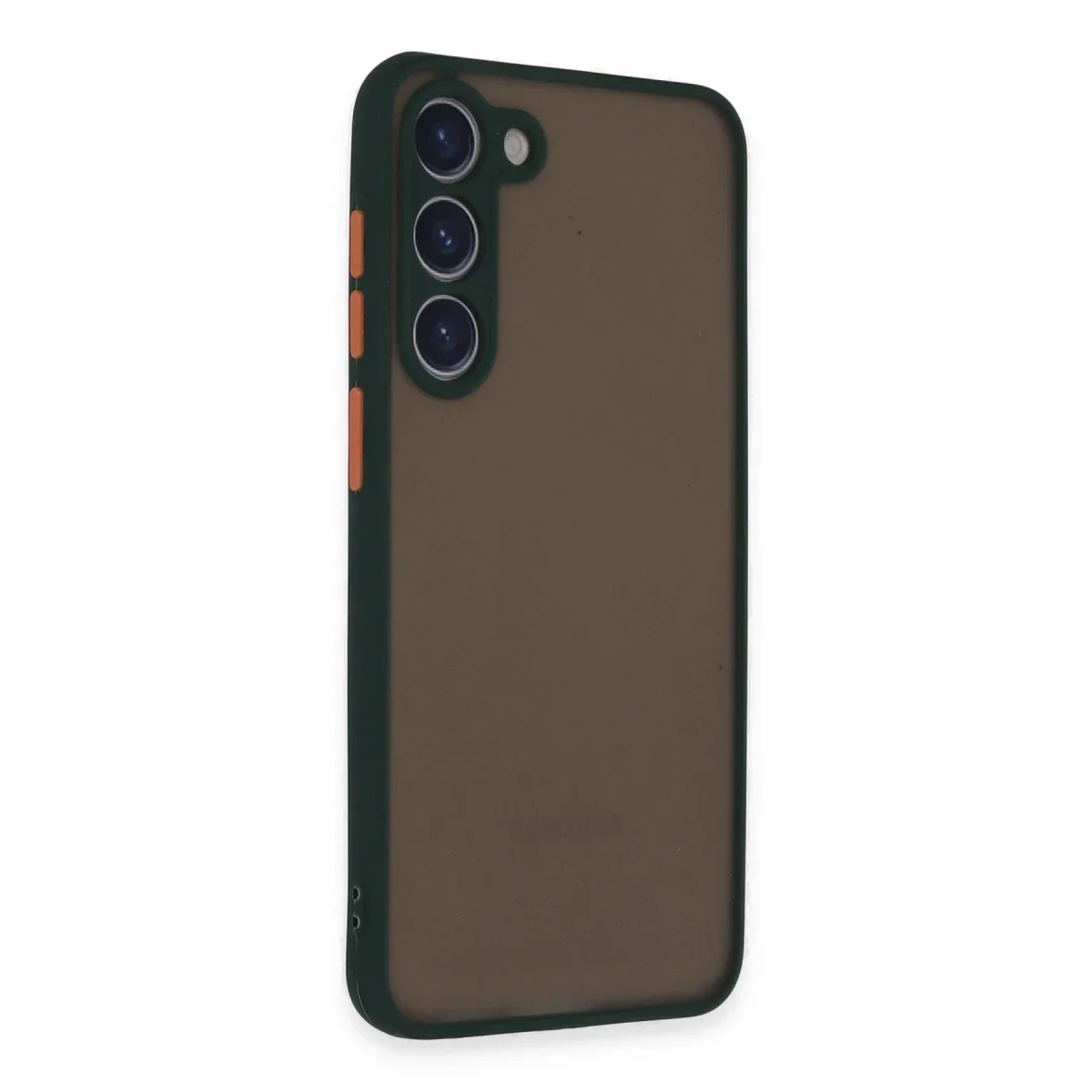 Samsung Galaxy S23 Plus Kılıf Montreal Silikon Kapak - Yeşil görsel 2