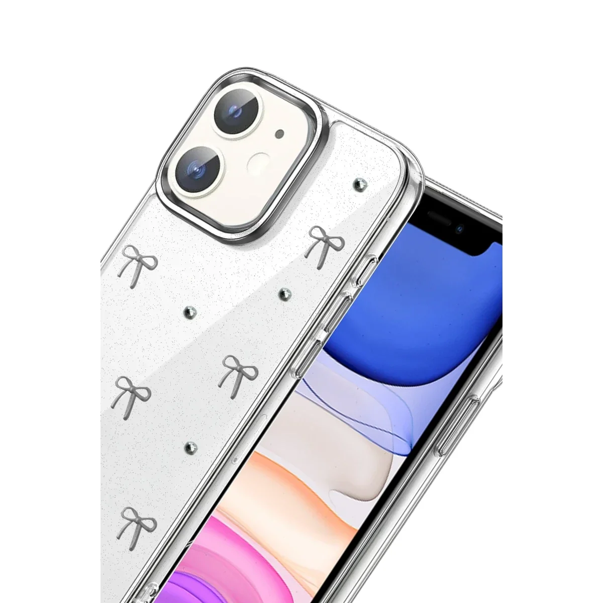 Apple iPhone 11 Fiyonk Desenli Kapak - Desen 5 görsel 2