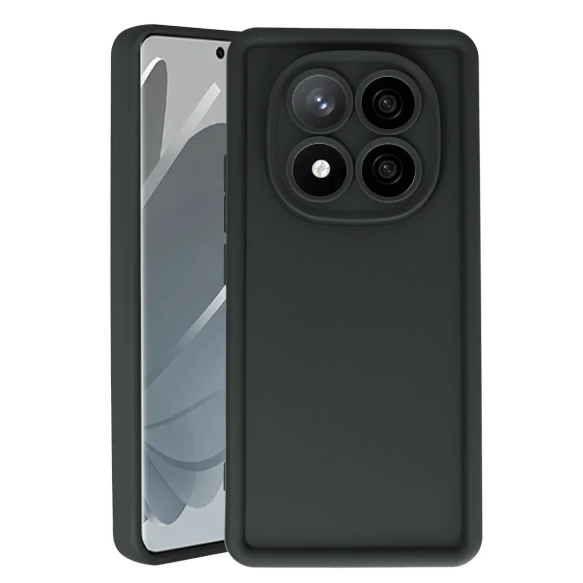 Xiao Red Note 14 Pro 4G Kılıf Viera Silikon - Siyah görsel 2