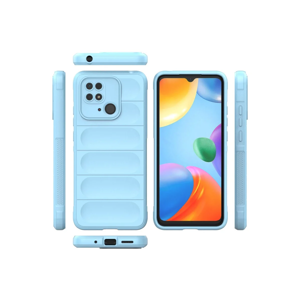 Xiao Red 10c Kılıf Optimum Silikon - Sky Blue görsel 3